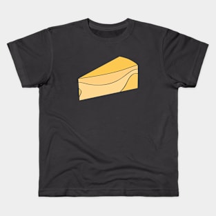 Cheese - Stylized Food Kids T-Shirt